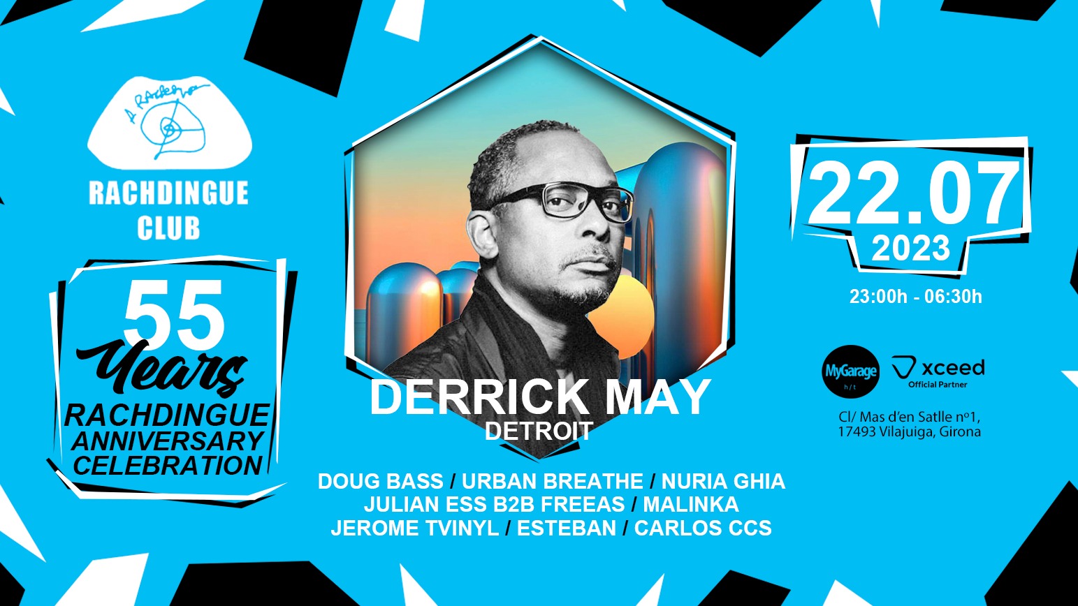 Rachdingue 55th Anniversary w/ DERRICK MAY image