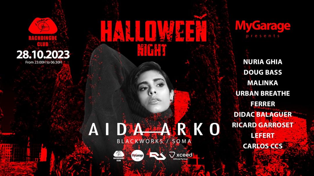 Cartell de l'esdeveniment Rachdingue HALLOWEEN 2023