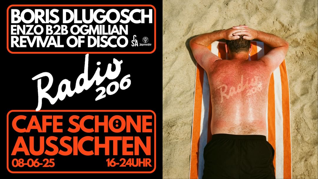 Radio206 @ CSA w/ Boris Dlugosch event cover