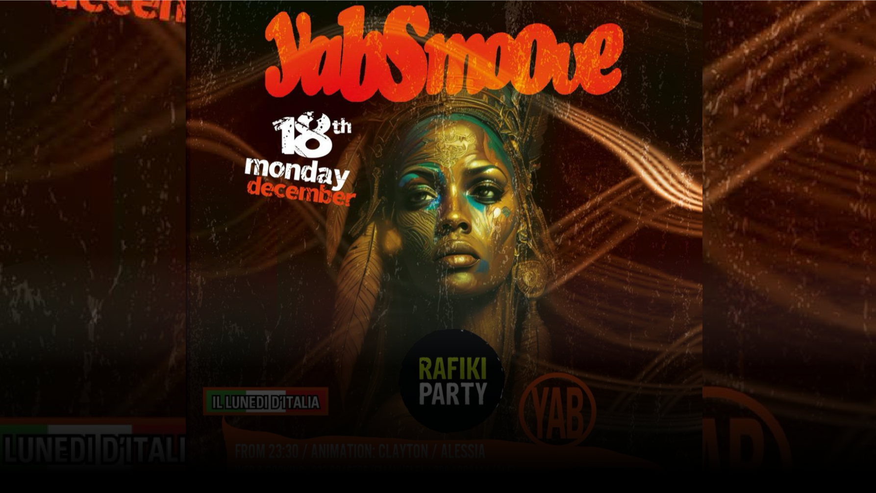 Rafiki Party Vs YabSmoove - Lunedì 18 Dicembre @Yab image