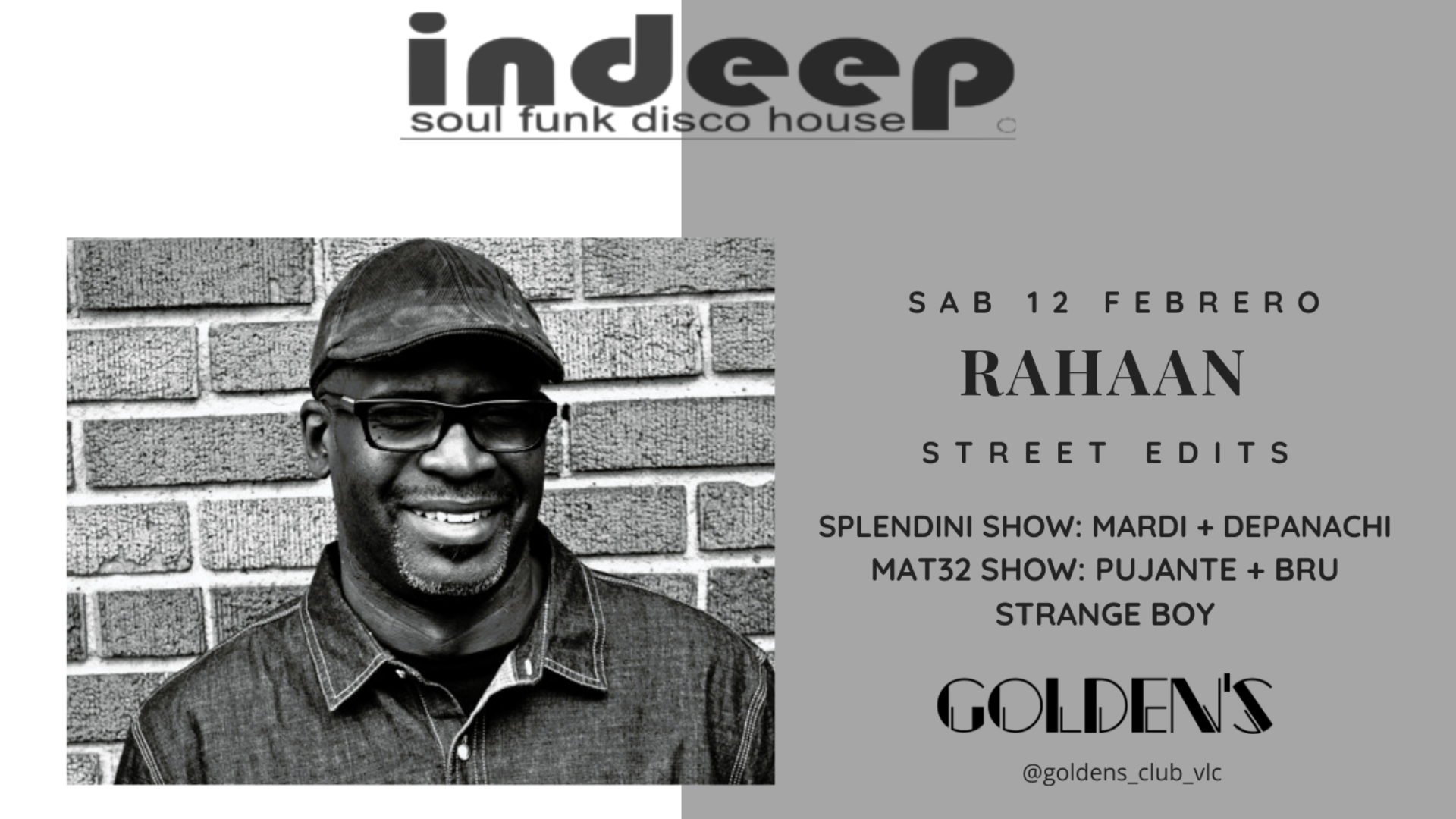 RAHAAN en Golden´s Club_Sábado 12 de Febrero image