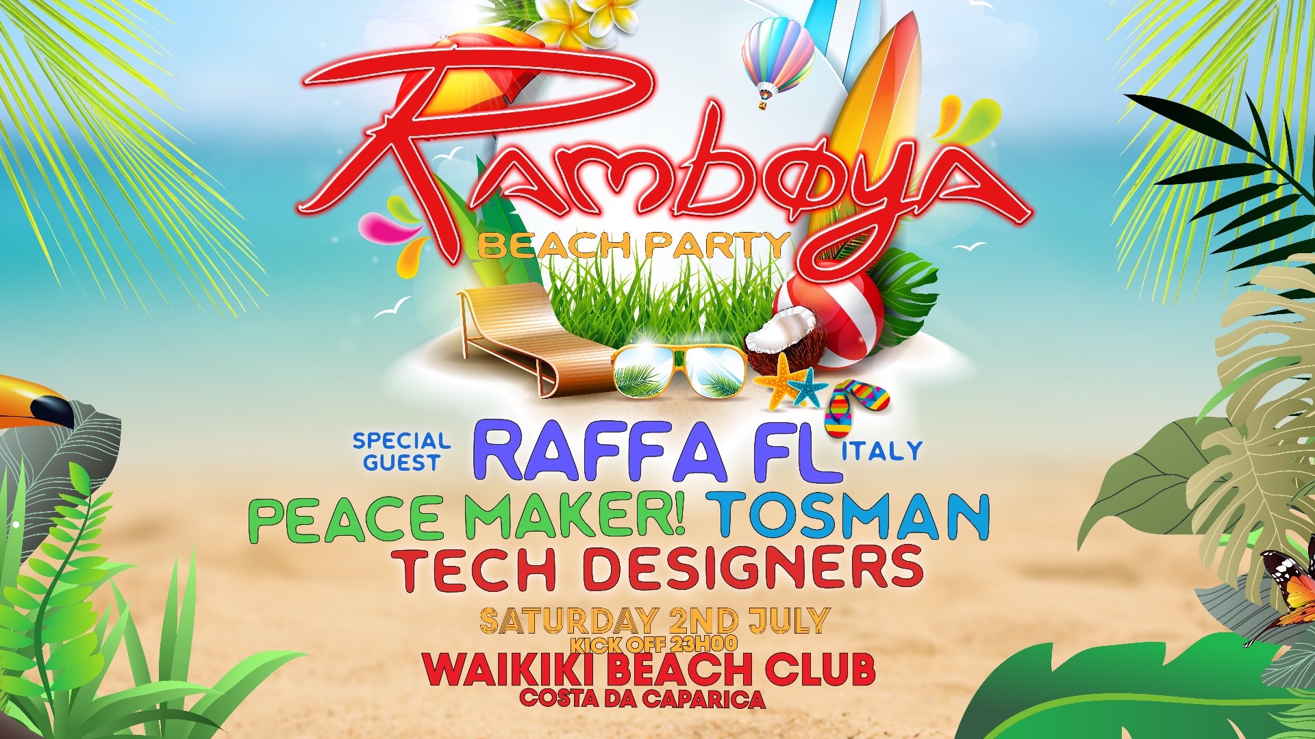 Ramboya Beach Party w/ Raffa FL [Italy] at Caparica image
