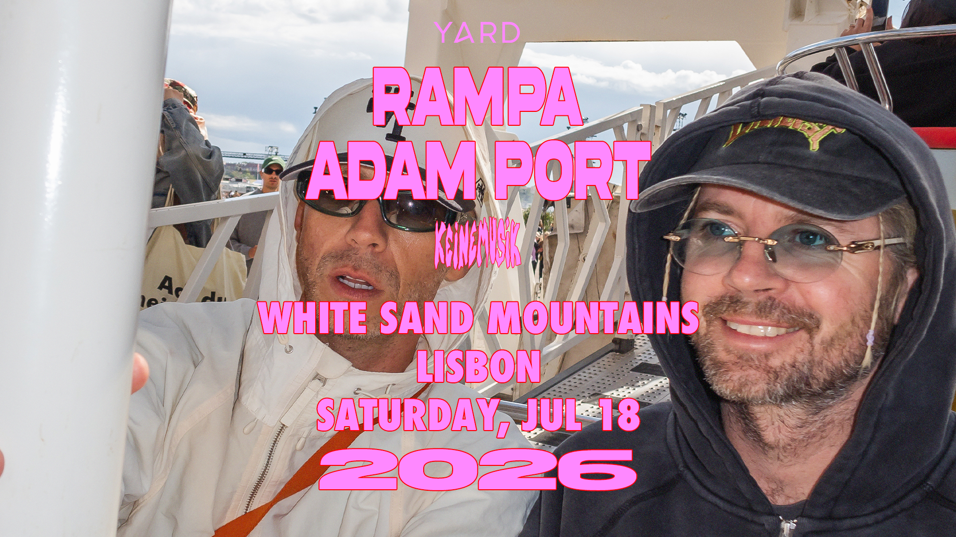 RAMPA & ADAM PORT @ YARD THE WHITE SAND MOUNTAINS image