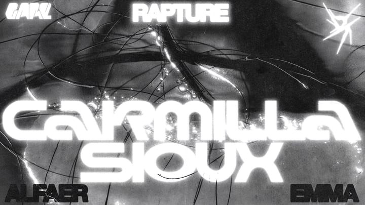 Cover for event: Rapture with Carmilla Sioux, EMMA, AlFaer