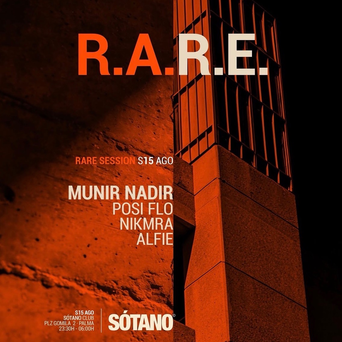 R.A.R.E. w/ MUNIR NADIR + POSI FLO + NIKMRA + ALFIE