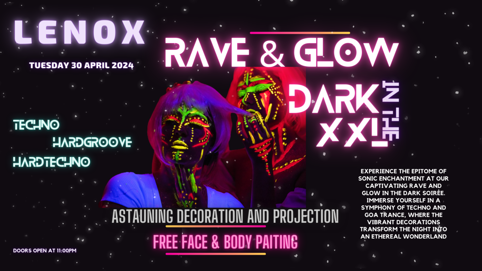 Rave & Glow in The Dark : TECHNO / HARDGROOVE / HARDTECHNO /  image