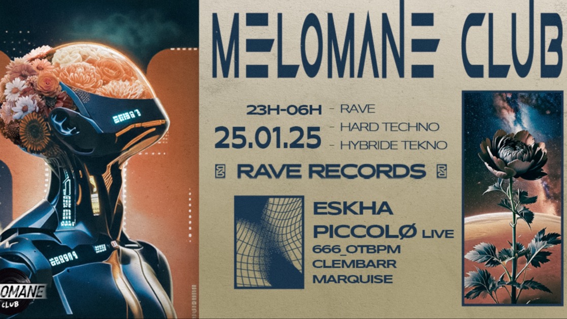 Rave Records invite : Eskha, Piccolø, 666_ØTBPM, Clembarr & Marquise image