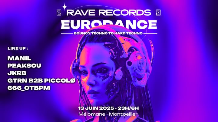 Cover for event: Rave Records X Eurodance