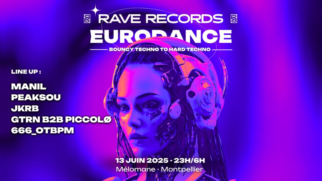 Couverture de l'événement Rave Records X Eurodance