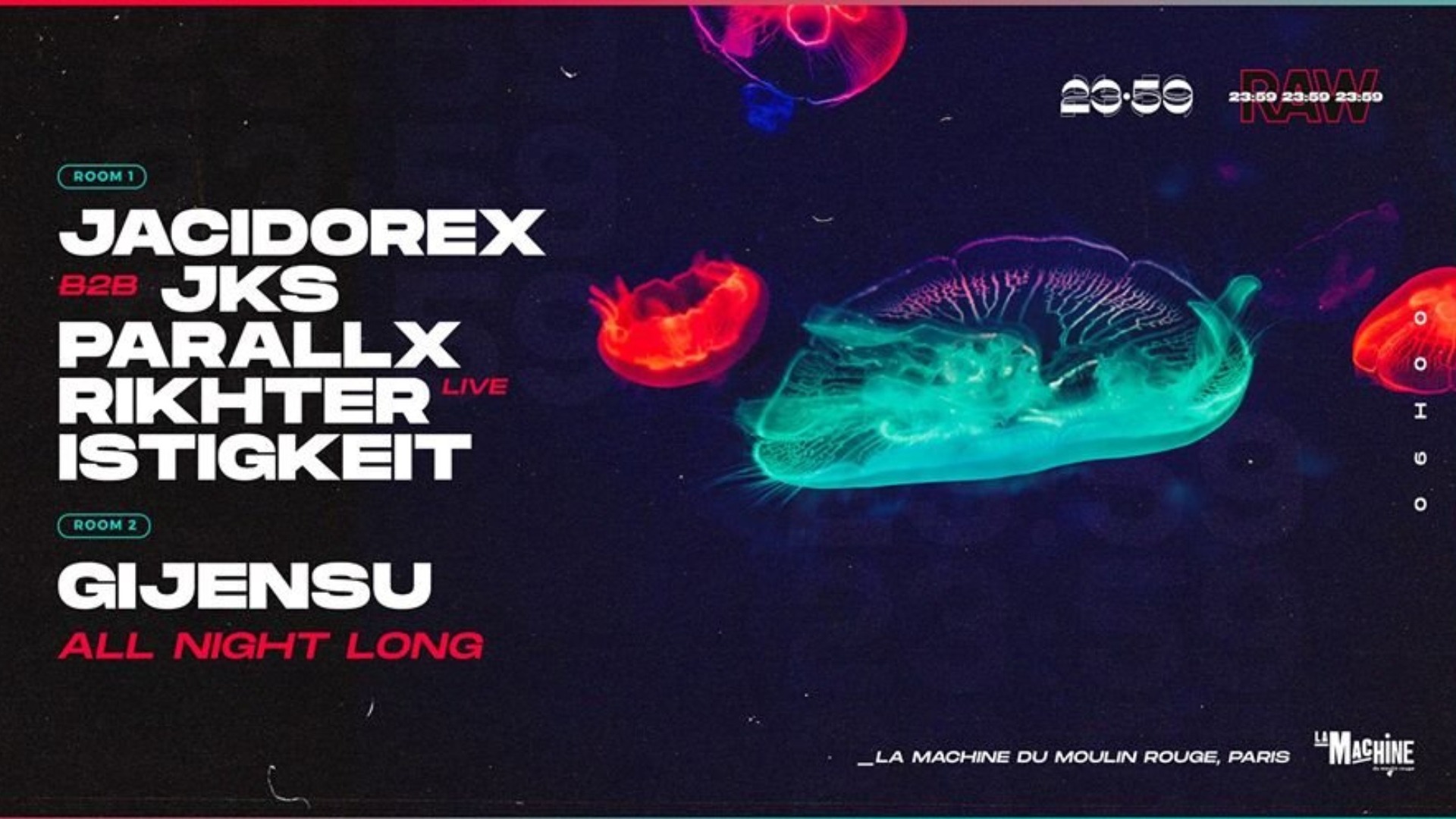 RAW 23:59 -  Jacidorex B2B JKS, Parallx, Rikther, Gijensu image