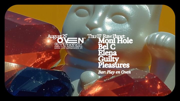 Cover for event: Raw Planet: Moni Hole + Bel C + Elena + Guilty Pleasures / Bar: Play en oven