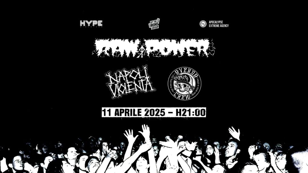 Cartell de l'esdeveniment RAW POWER - Napoli Violenta - Aversa Punx