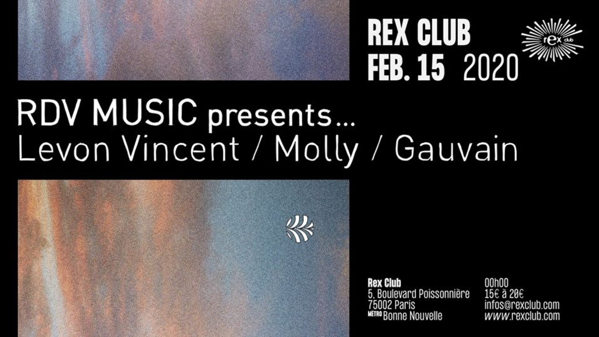 RDV Music presents: Levon Vincent, Molly, Gauvain image