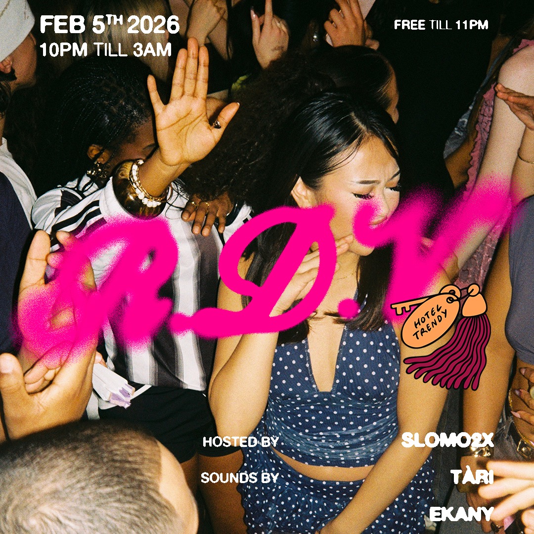RDV x HOTEL TRENDY • THURSDAY 5 FEBRUARY image