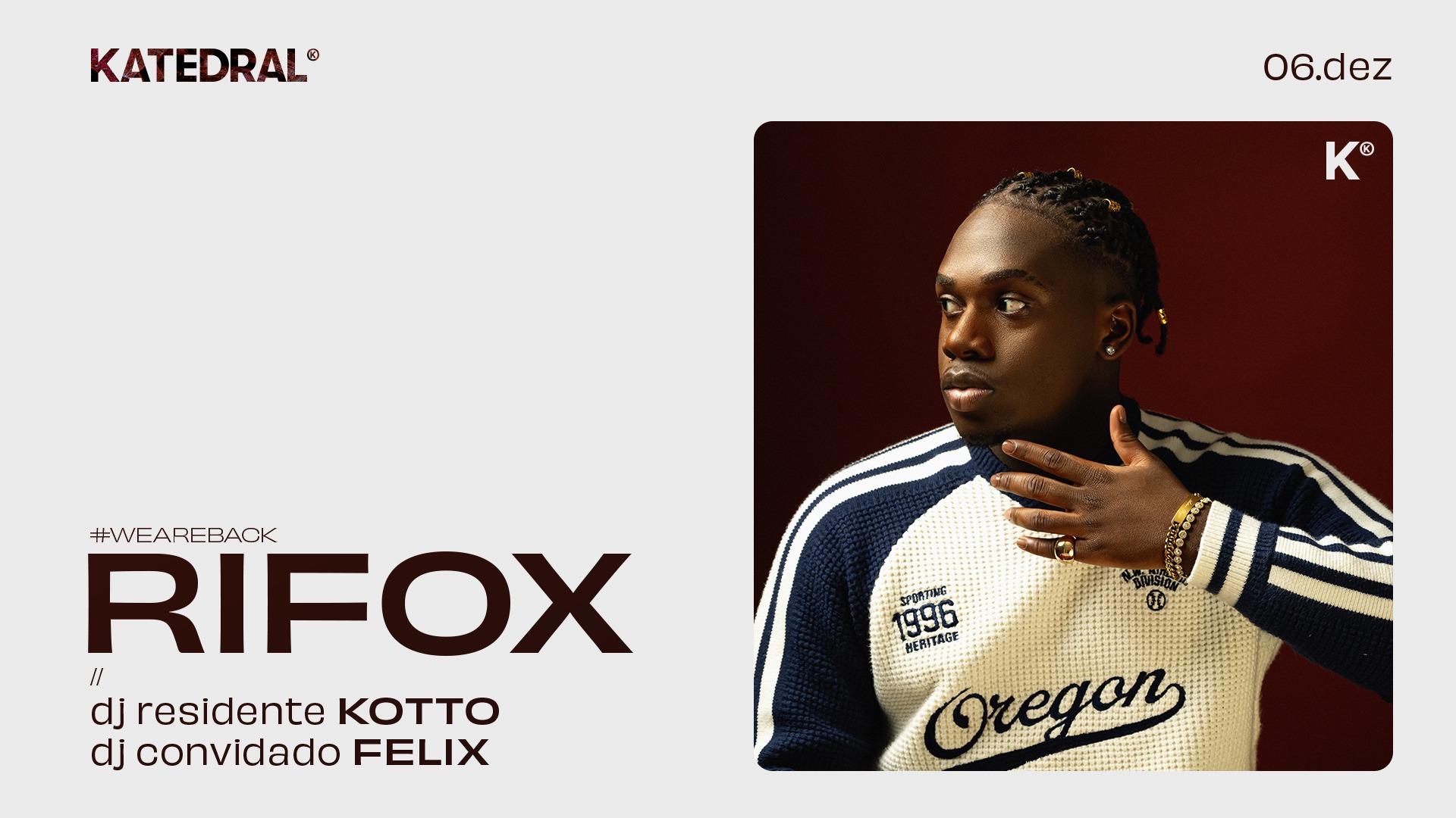 Reabertura KATEDRAL - RIFOX & DJ FELIX image