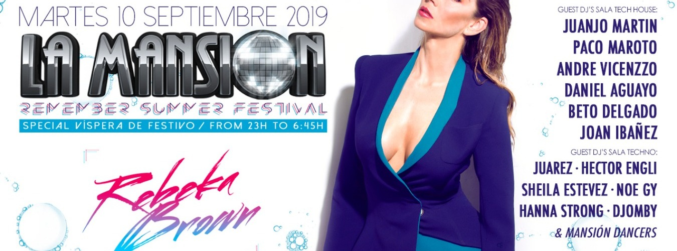 Rebeka Brown | La Mansion - Remember Summer Festival image