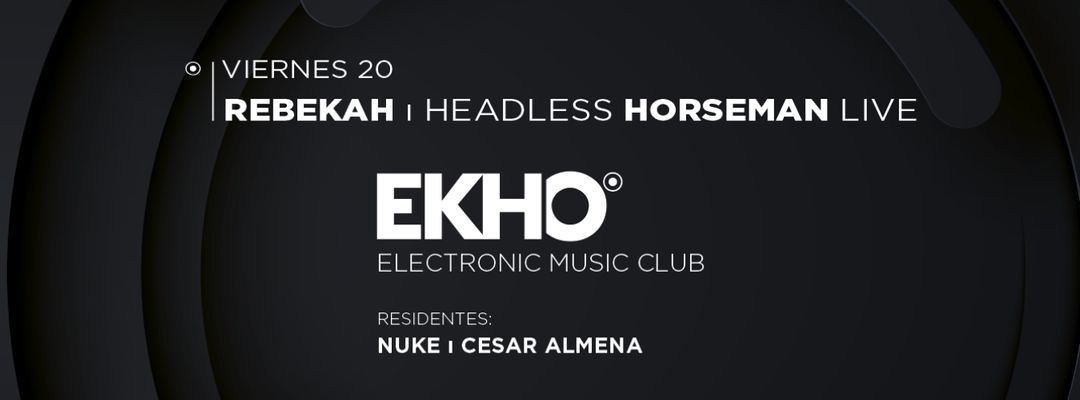 Capa do evento REBEKAH y HEADLESS HORSEMAN Live
