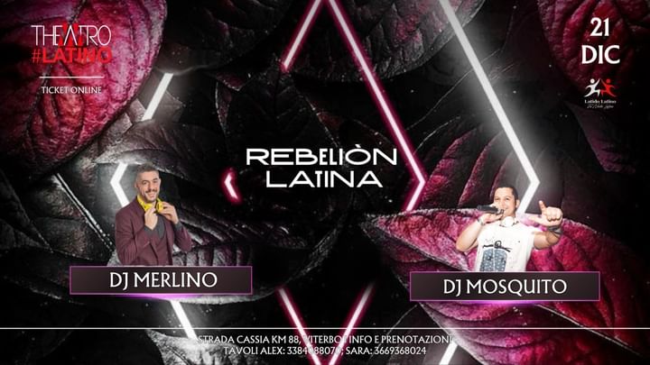 Cover for event: Rebeliòn Latina - Theatrò Latino