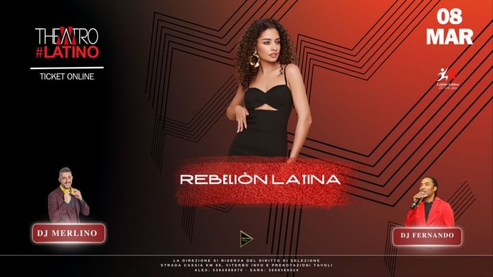 Cover for event: Rebeliòn Latina - Theatrò Latino