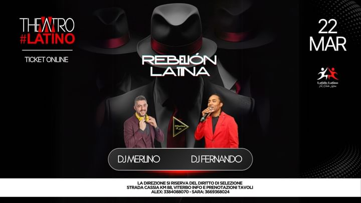 Cover for event: Rebeliòn Latina - Theatrò Latino