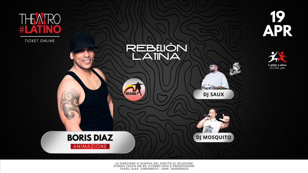 Rebeliòn Latina - Theatrò Latino event cover