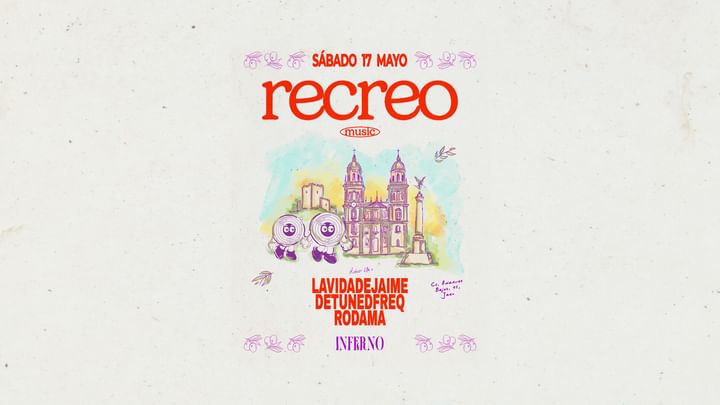 Cover for event: RECREO CON LAVIDADEJAIME, RODAMA Y DETUNEDFREQ