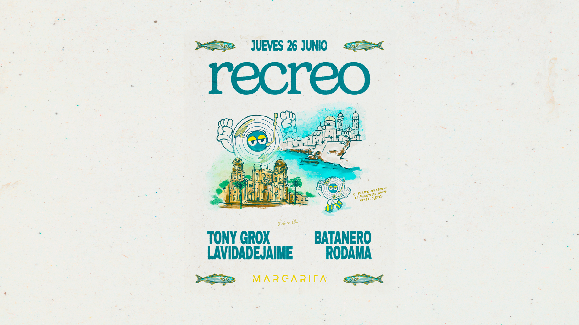 RECREO CON TONY GROX, BATANERO, LA VIDA DE JAIME Y RODAMA image