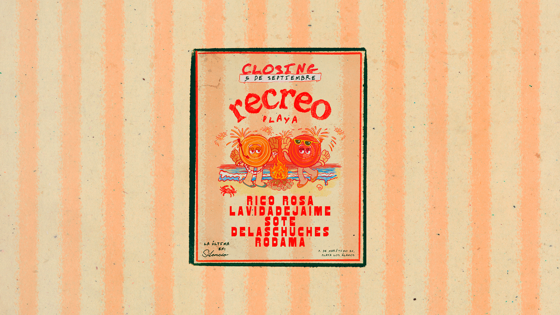 RECREO PLAYA CON RICO ROSA, LAVIDADEJAIME, SOTE, DELASCHUCHES Y RODAMA image