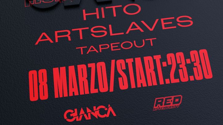 Cover for event: RED AFTER PARTY Pres. MOAN SHOWCASE w/ HITO, ARTSLAVE & TAPEOUT