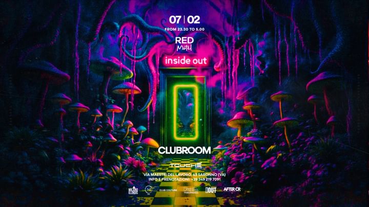 Cover for event: Red Motel Club Room: Inside Out ◉ Friday 7th February @Touché Club