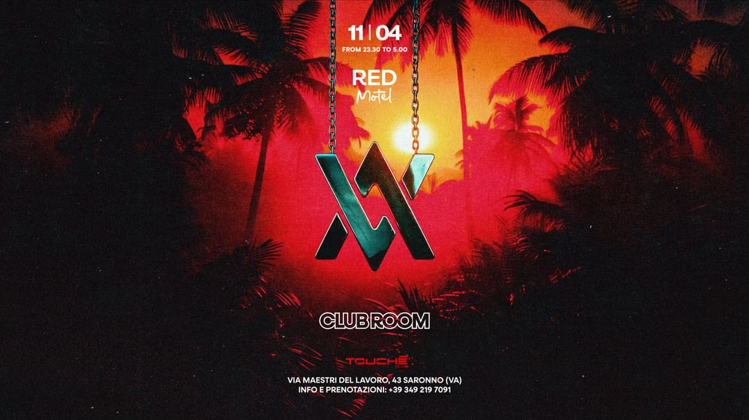 Capa do evento Red Motel ClubRoom: METAVERSO  ◉ Friday 11th April @Touché Club