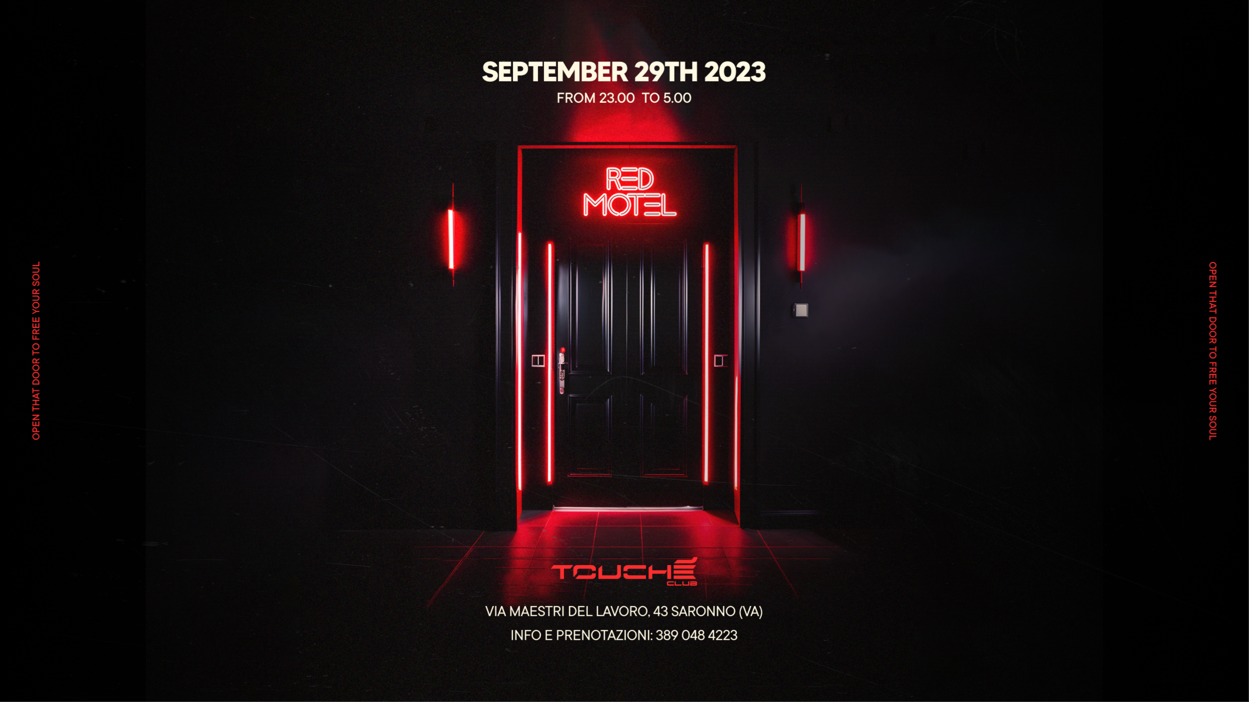 Red Motel Opening Party with STACEY PULLEN - Friday 29 September 2023