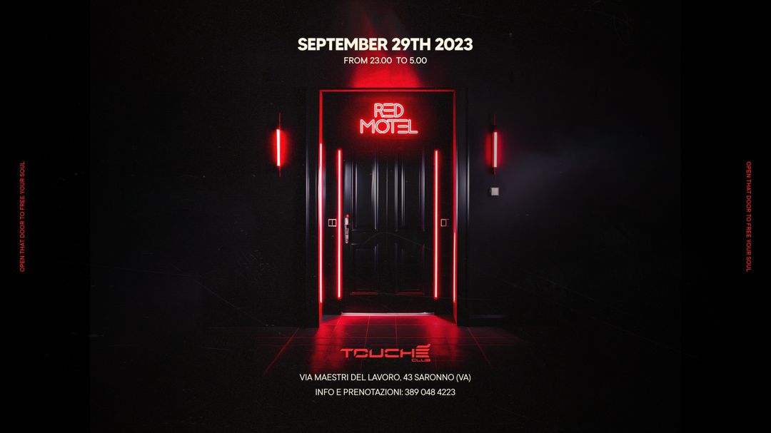 Copertina evento Red Motel Opening Party with STACEY PULLEN - Friday 29 September 2023