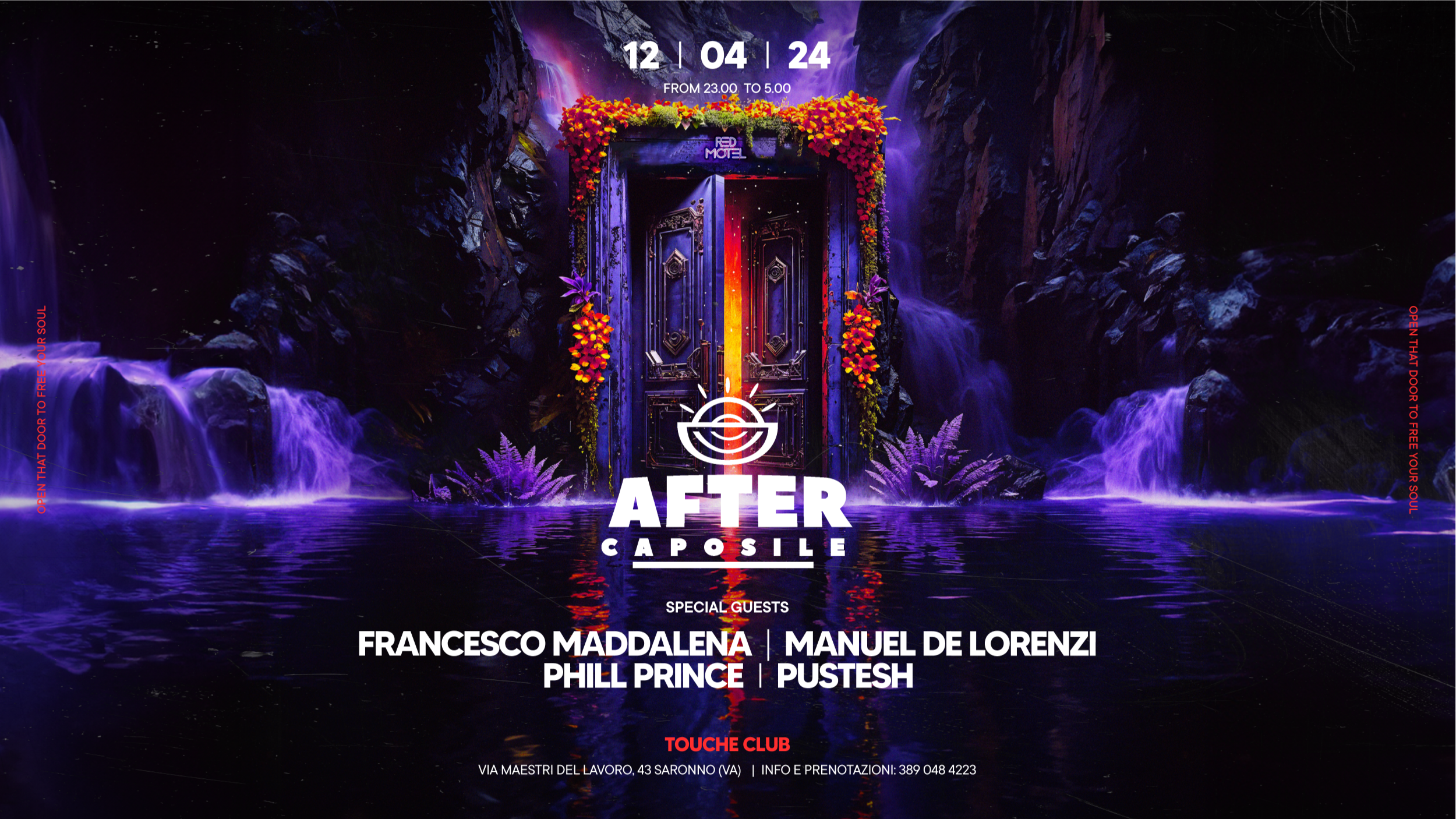 Red Motel presents: AFTER CAPOSILE ◉ Friday 12th April  @Touché Club