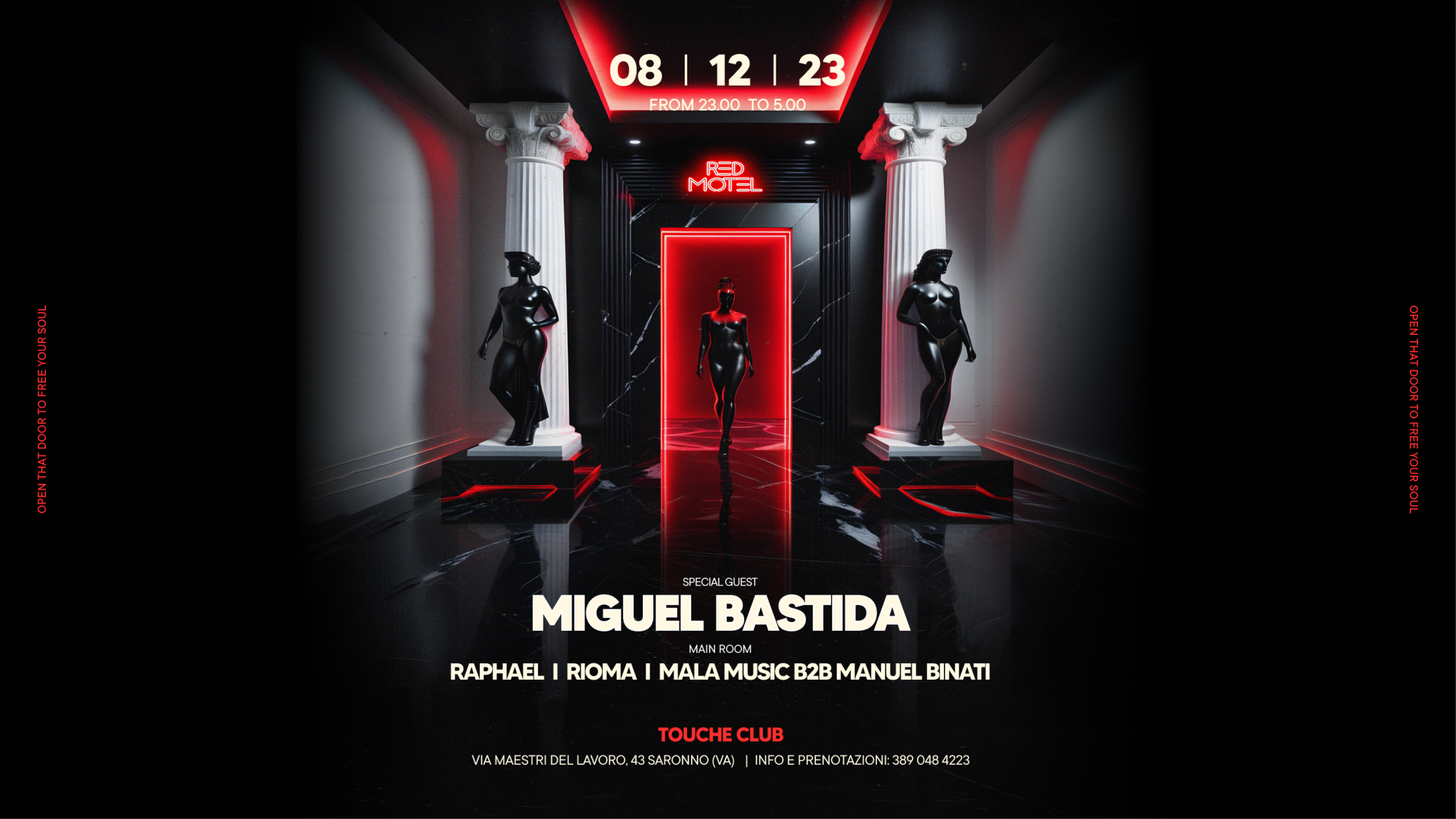 Red Motel presents: Miguel Bastida & Many More  - Friday 8 December  @Touché Club