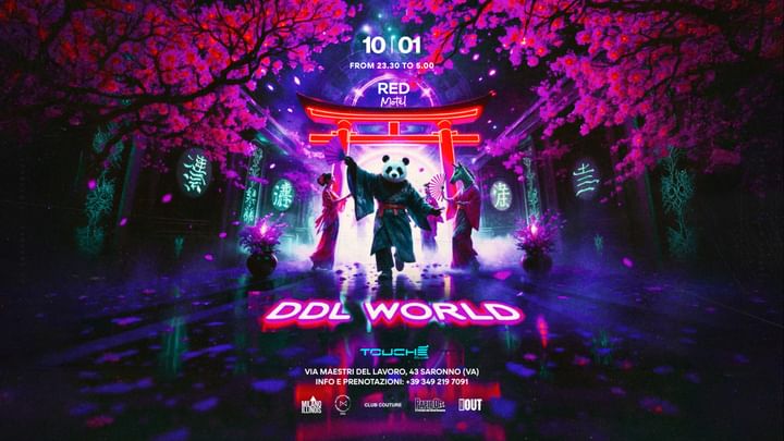 Cover for event: Red Motel w/ DDL World ◉ Friday 10th January @Touché Club