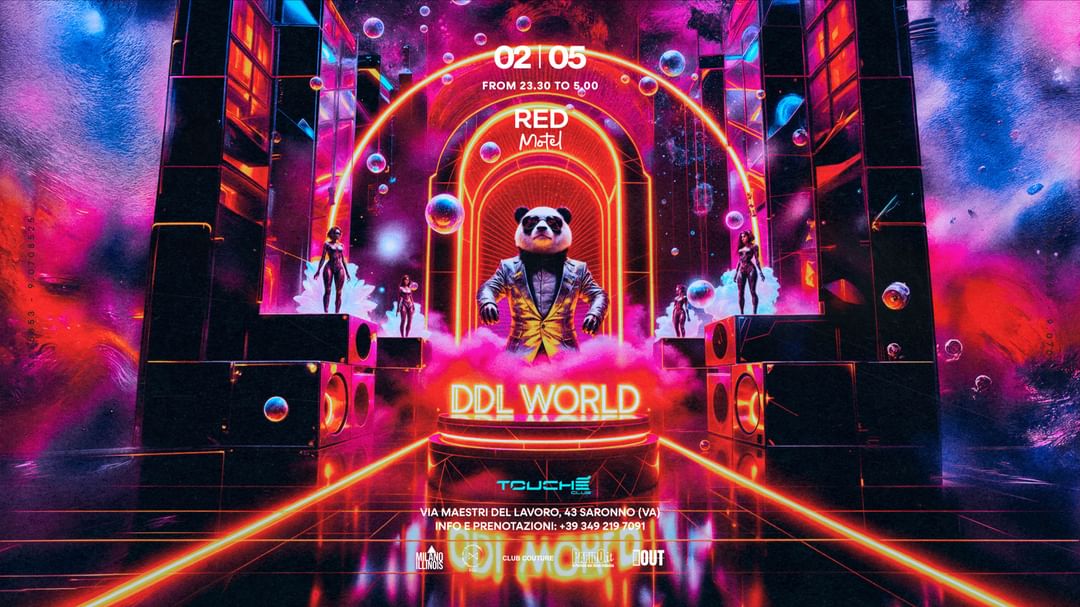 Capa do evento Red Motel x DDL World  ◉ Touché Club