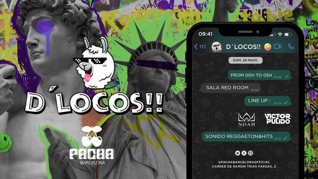 RED ROOM | D’LOCOS!! at Pacha Barcelona event cover