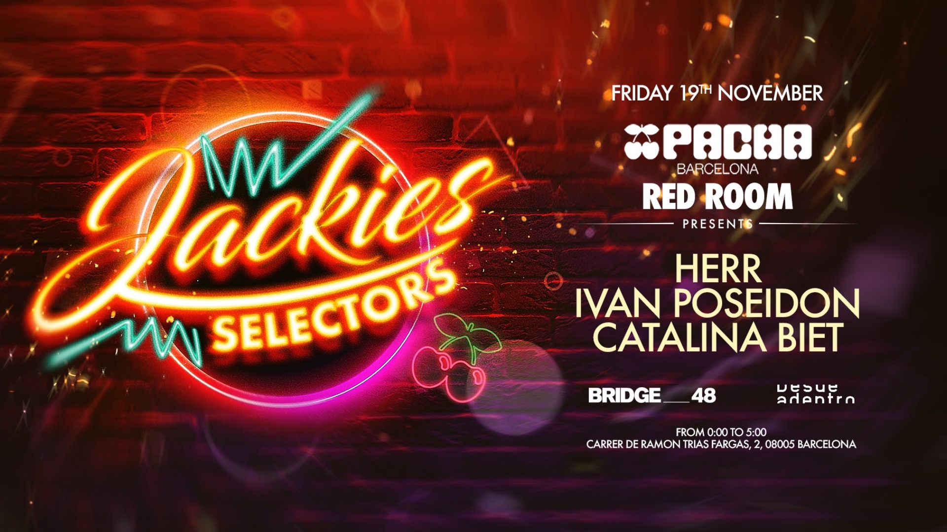 RED ROOM | Jackies Selectors pres. Herr, Iván Poseidon y Catalina Biet image