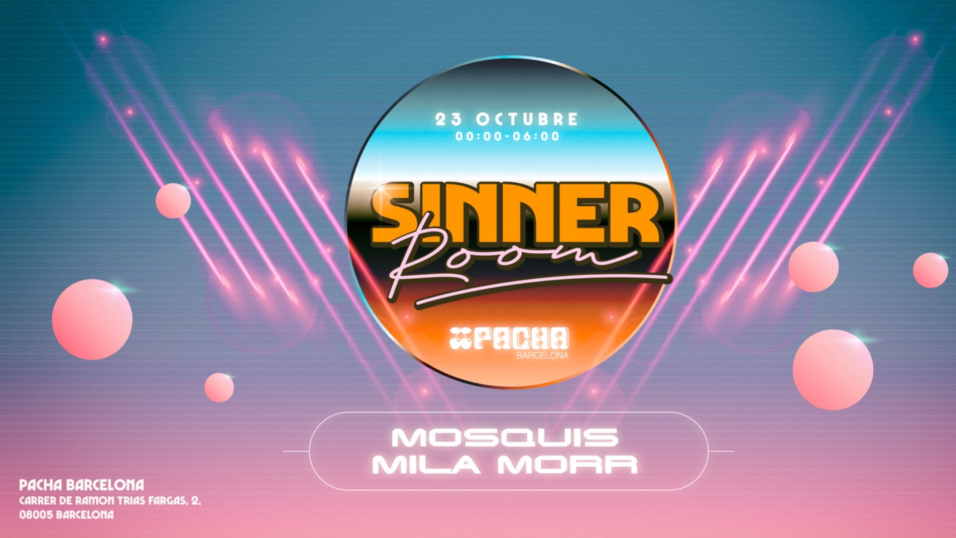 RED ROOM | Pacha Barcelona pres. SINNER image