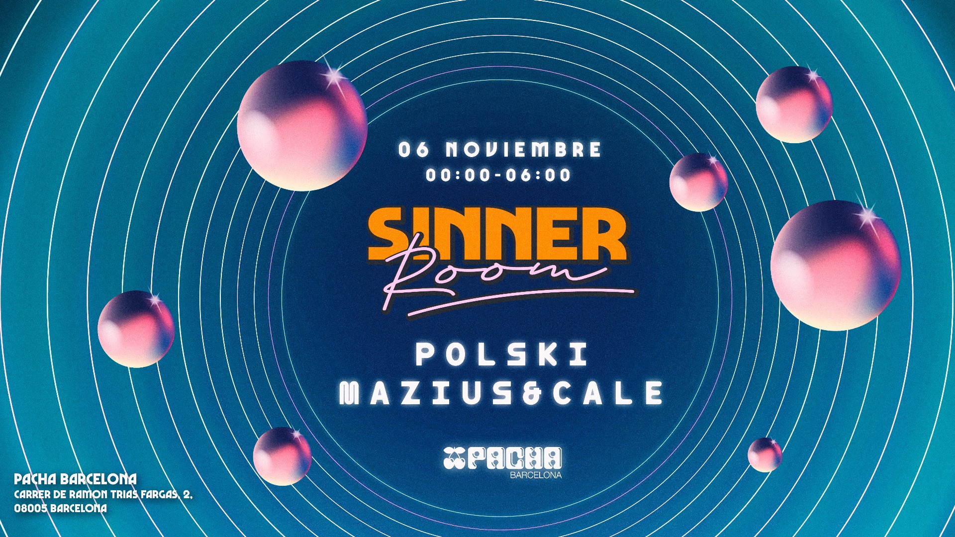 RED ROOM | Pacha Barcelona pres. SINNER image