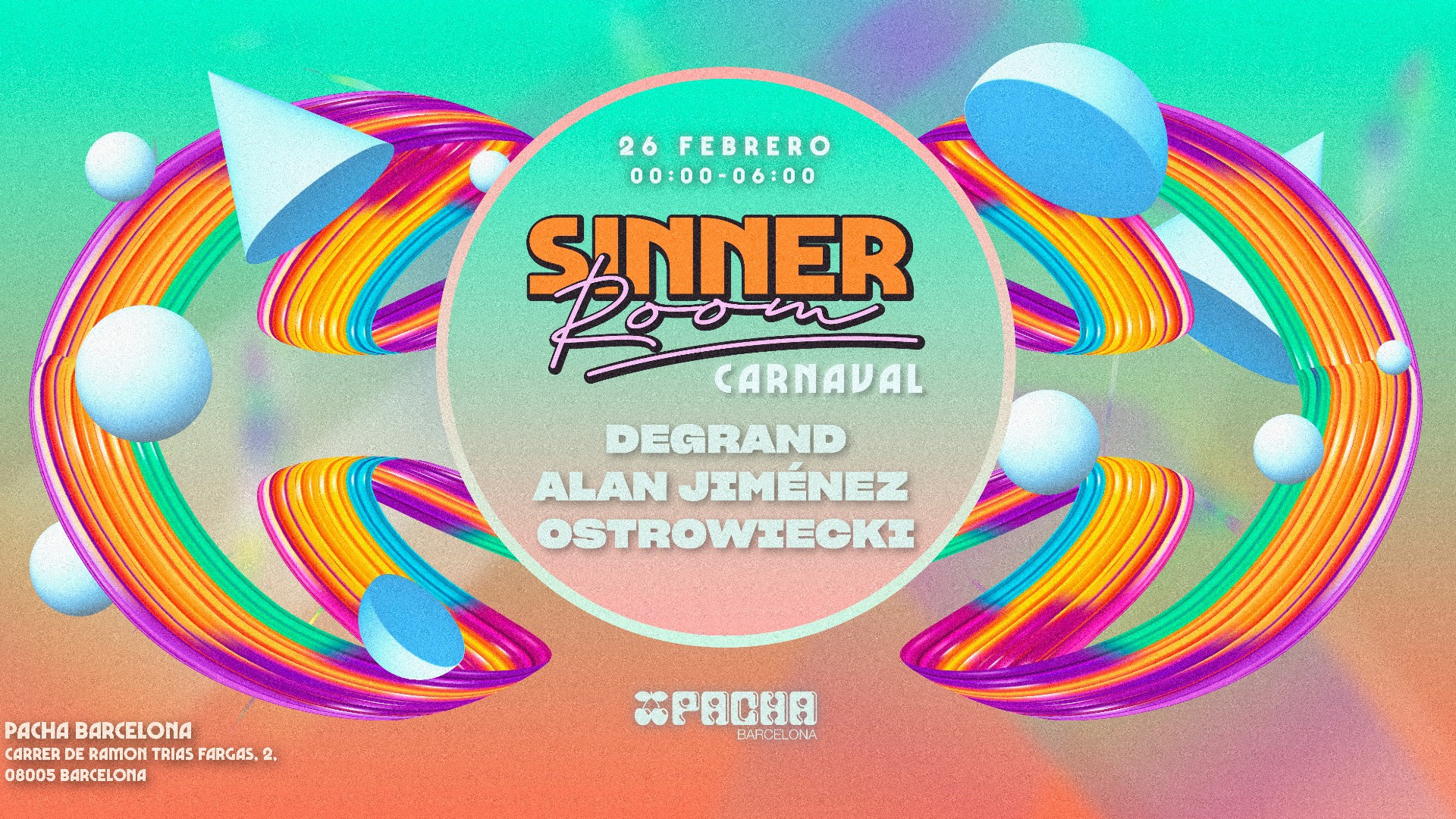 CARNIVAL EDITION | RED ROOM | Sinner Room at Pacha Barcelona image