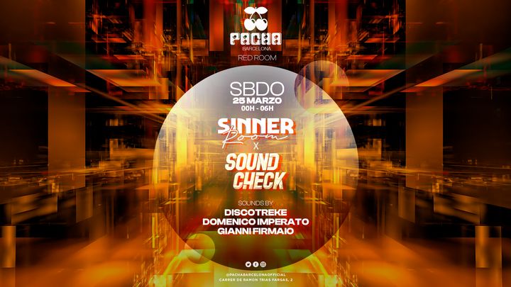 Cover for event: RED ROOM | SINNER ROOM at Pacha Barcelona