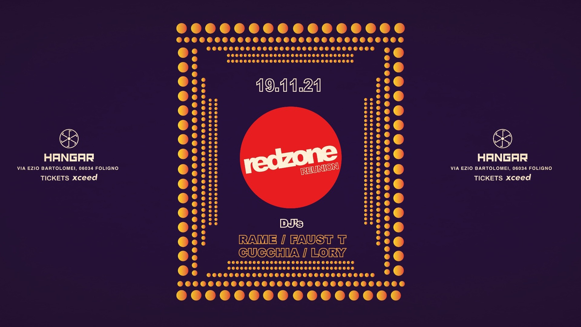 Red Zone Reunion 19th NOV 2021 @ Hangar