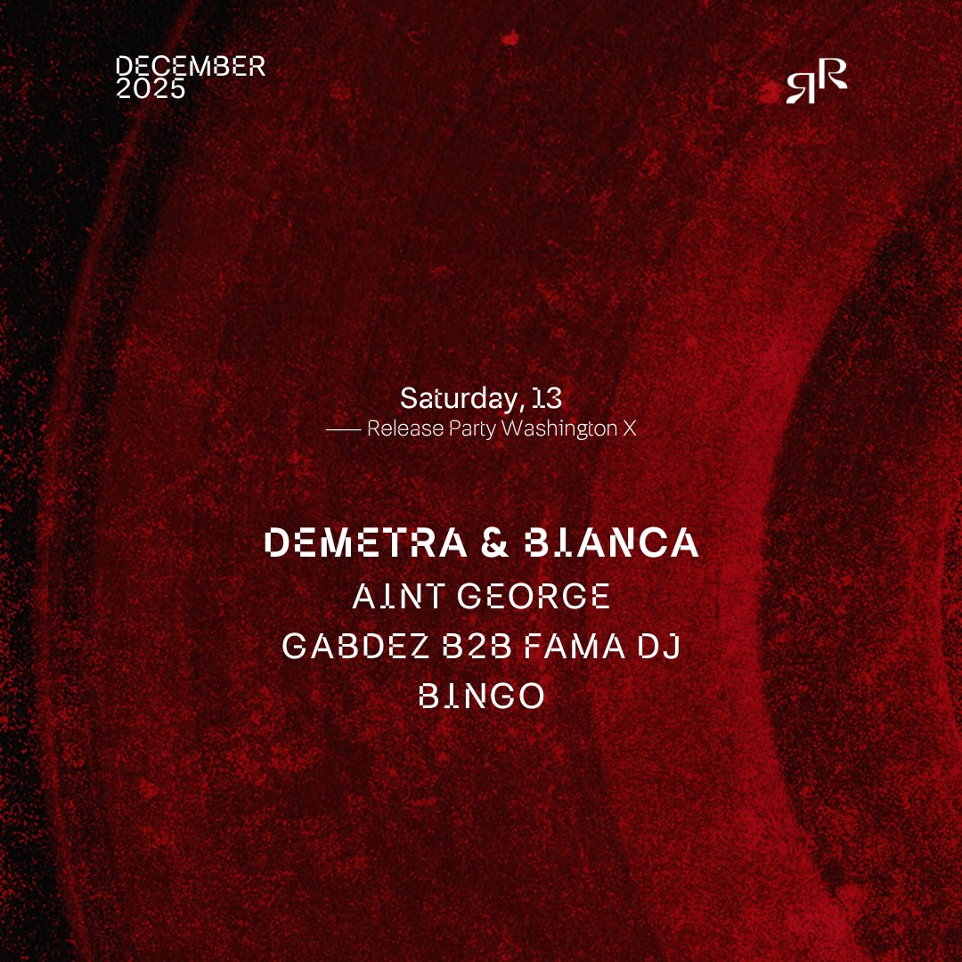 Redroom pres. Release Washington X — Saturday, December 13