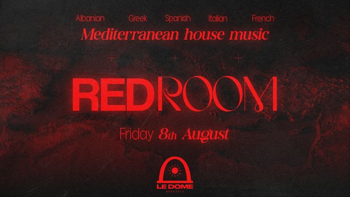Cover for event: REDROOM x Le Dome Brussels
