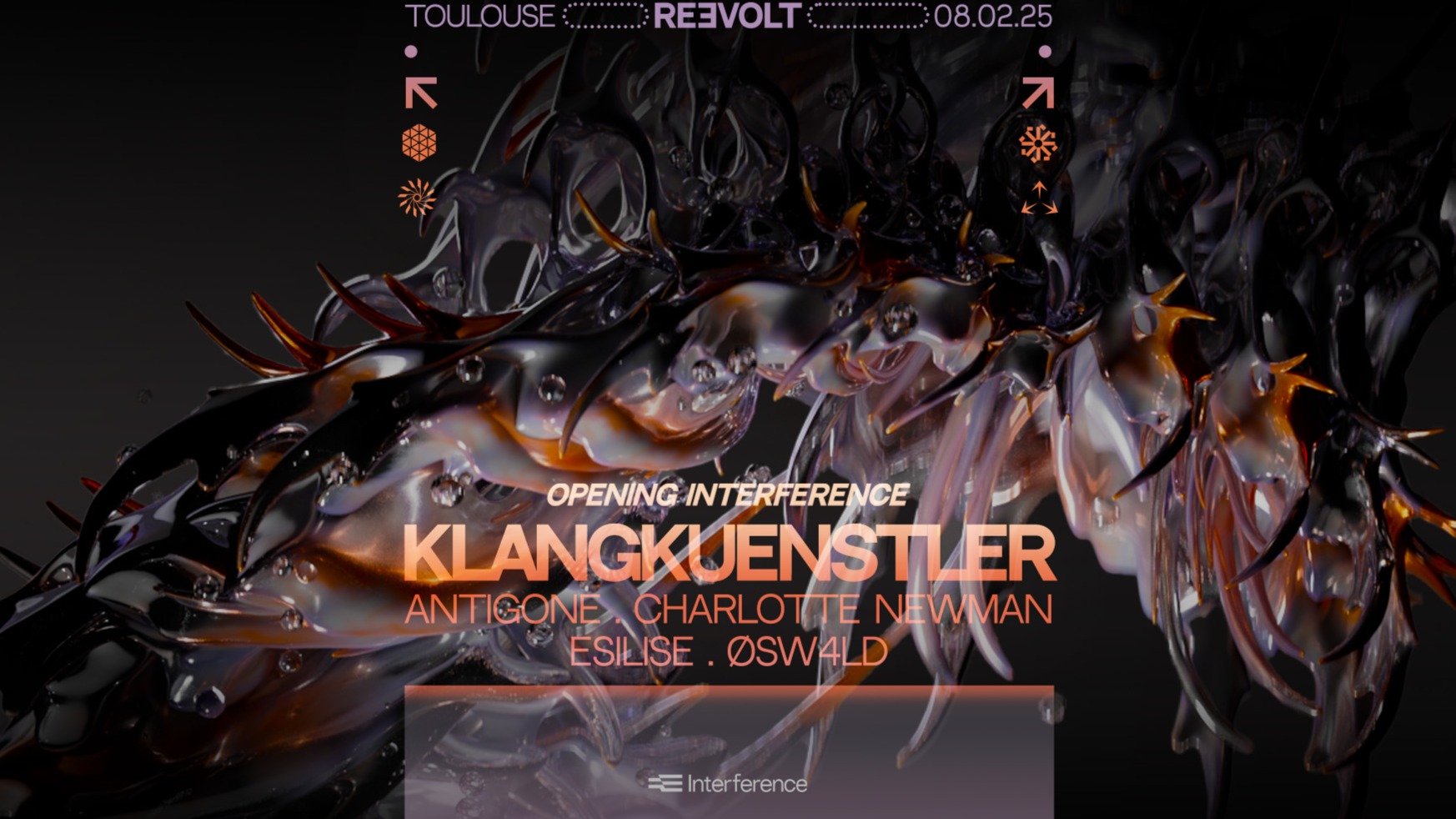 REEVOLT : KLANGKUENSTLER & ANTIGONE / OPENING INTERFERENCE image