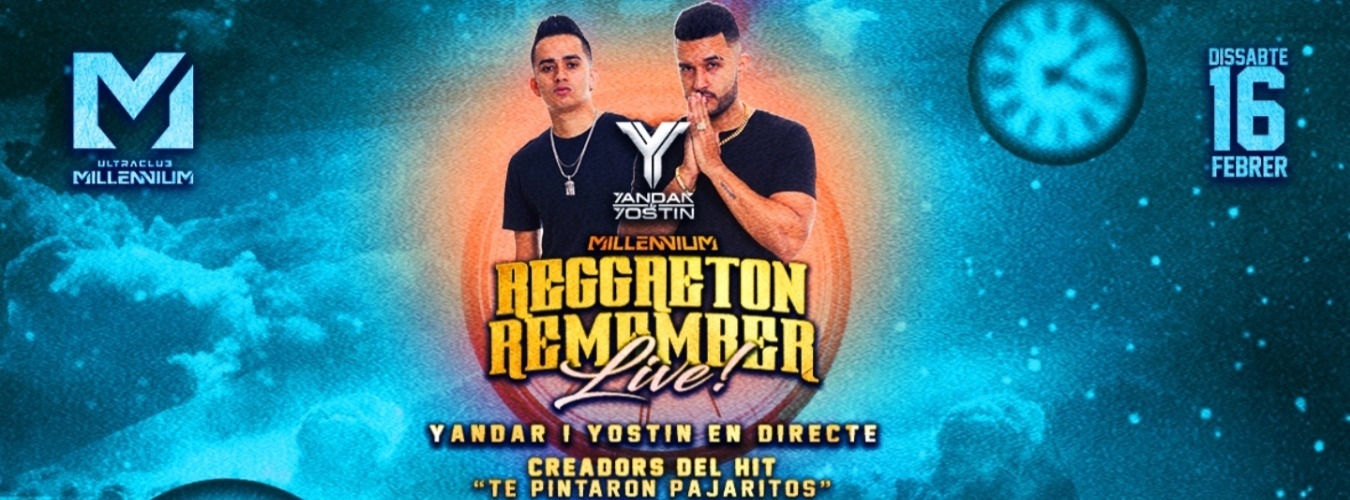 REGGAETON REMEMBER LIVE "YANDAR I YOSTIN" Te pintaron pajaritos en el aire" image