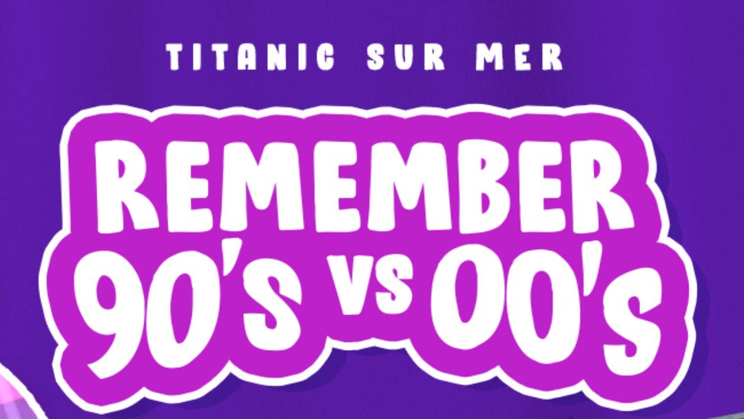 Capa do evento Remember the 90's vs 00's