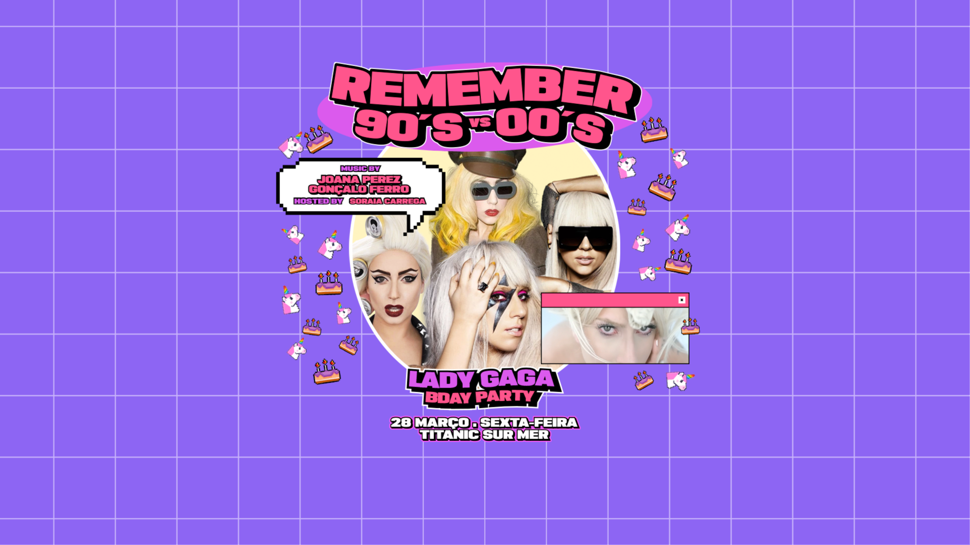 Remember The 90's vs 00's - Lady Gaga Bday Party